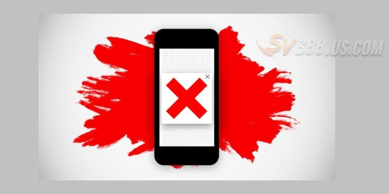 Chặn link vào SSV388 vì vi phạm quy định